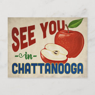 Chattanooga Tennessee Apple - Vintage resor Vykort