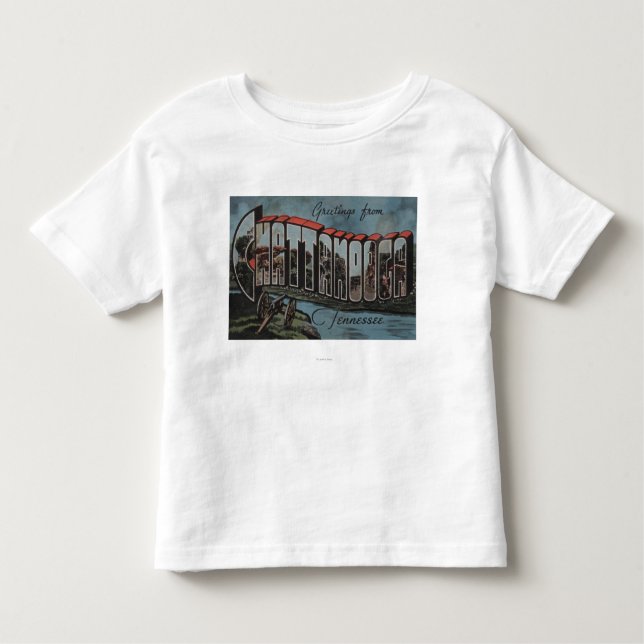 Chattanooga Tennessee (flodplatsen) T-shirt (Framsida)