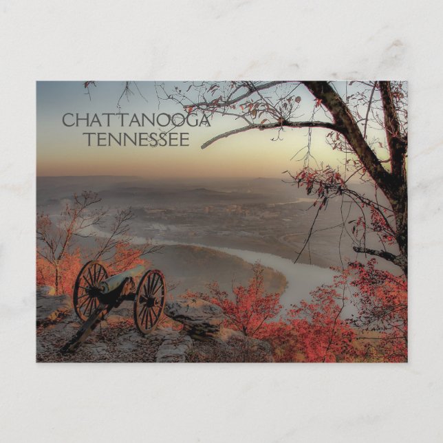 Chattanooga Tennessee från Lookout Mountain Vykort (Framsida)