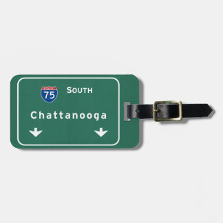 Chattanooga Tennessee Interstate huvudvägmotorväg: Bagagebricka