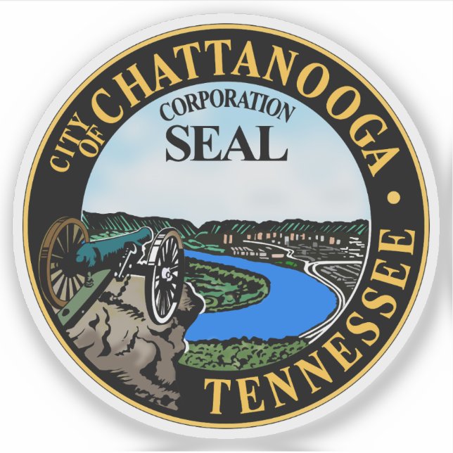 Chattanooga, Tennessee Klistermärken (Framsida)