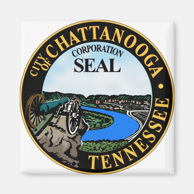 Chattanooga Tennessee Magnet (Framsidan)