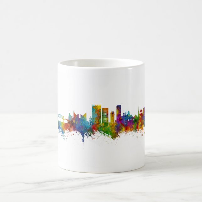 Chattanooga Tennessee Skyline Kaffemugg (Center)