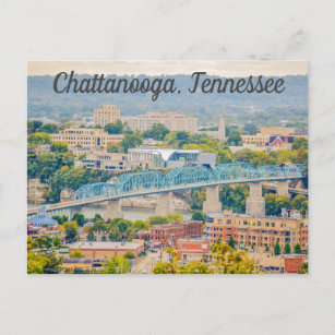 Chattanooga Tennessee Skyline Postcard Vykort