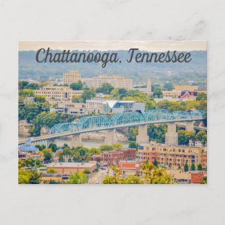 Chattanooga Tennessee Skyline vykort