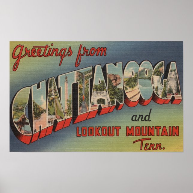 Chattanooga, Tennessee - Stora Brev Scenes 2 Poster (Framsidan)