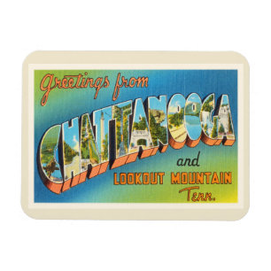 Chattanooga Tennessee TN vintage resorsouvenir Magnet