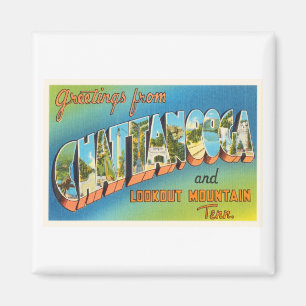 Chattanooga Tennessee TN vintage resorsouvenir Magnet