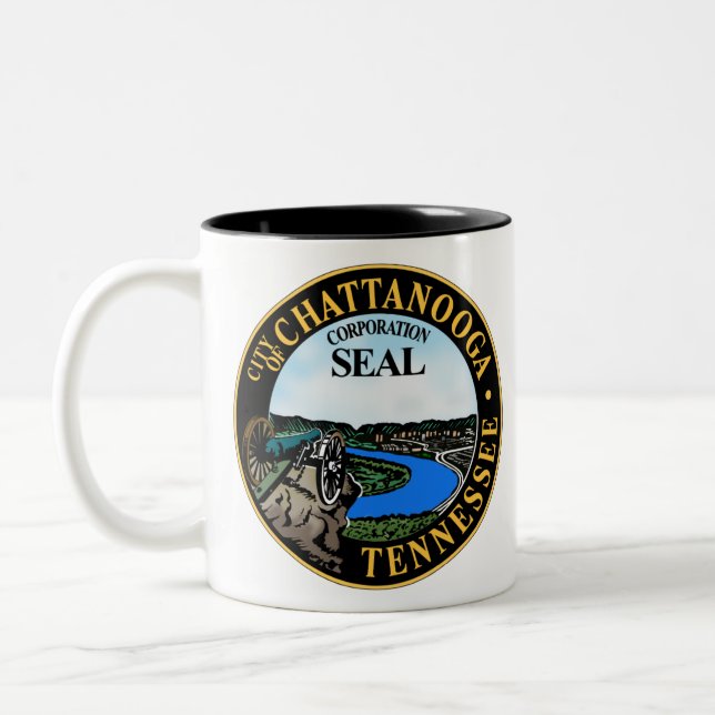 Chattanooga Tennessee Två-Tonad Mugg (Vänster)