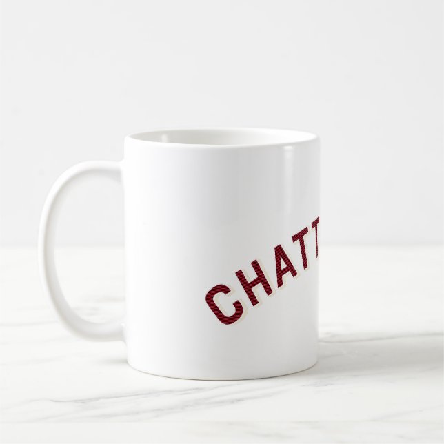 Chattanooga, Tennessee Vintage Arch Kaffemugg (Vänster)