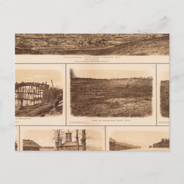 Chattanooga Tennessee Vykort (Framsida)