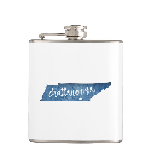 Chattanooga Tennessee Wood Grain Fickplunta (Framsidan)