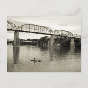 Chattanooga, TN - Walnut Street Bridge Vykort