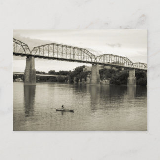 Chattanooga, TN - Walnut Street Bridge Vykort
