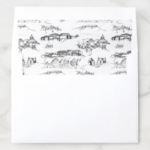 Chattanooga Toile Black and White