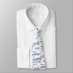 Chattanooga Toile Navy and White Slips