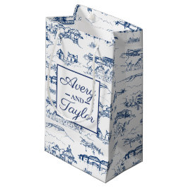 Chattanooga Toile Navy och White Bröllop
