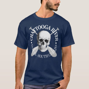 Chattooga flod (skallen) t shirt