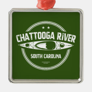 Chattooga River, South Carolina Julgransprydnad Metall