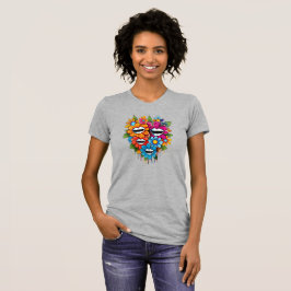Chatty Blossoms Taza T Shirt