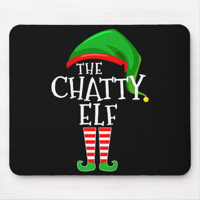 Chatty Elf Family Matching Group Christmas Premium Musmatta (Framsidan)