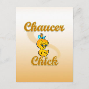 Chaucer-Chick Vykort