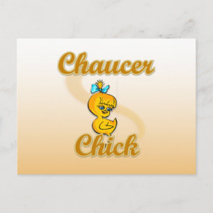 Chaucer-Chick Vykort