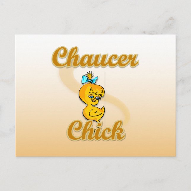 Chaucer-Chick Vykort (Framsida)