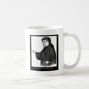 Chaucer Kärlek är Blind Citat Tees Gåvor MER! Kaffemugg