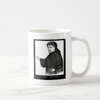 Chaucer Kärlek är Blind Citat Tees Gåvor MER! Kaffemugg