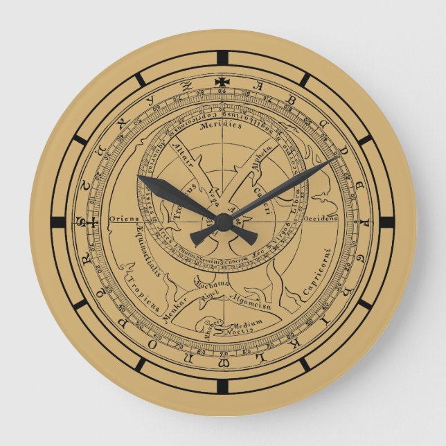 Chaucers Astrolabe ca 1900 Stor Klocka (Framsida)