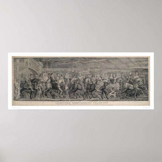 Chaucers Canterbury Pilgrims (1219) Poster (Framsidan)