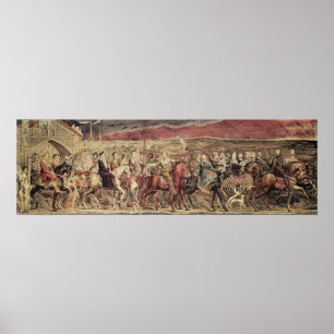 Chaucers Canterbury Pilgrims Poster