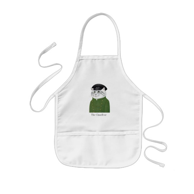 CHAUFFEUR CAT Kids' Apron Barnförkläde (Framsidan)