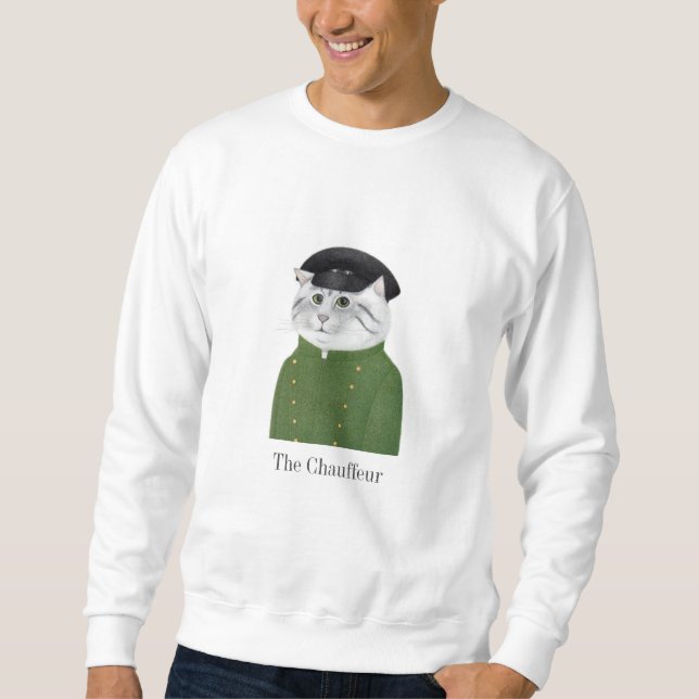 CHAUFFEUR CAT Manar Basic Sweatshirt (Framsida)