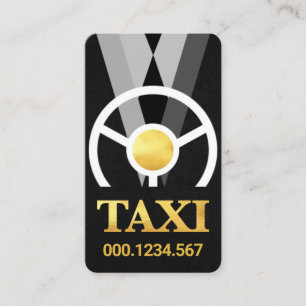 Chauffeur Driver Taxi Service Visitkort