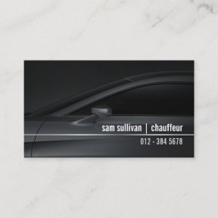 Chauffeur LimoService CarProfile Chrome Automotive Visitkort
