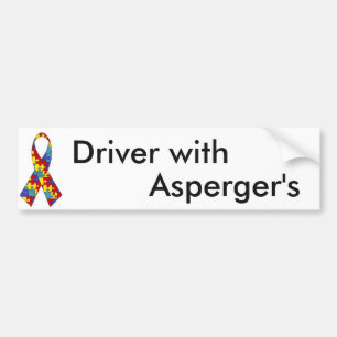 Chaufför med Aspergers Bildekal