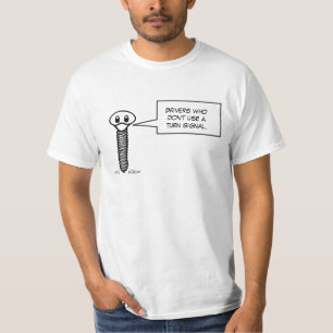 Chaufförer som inte använder en blinker tee