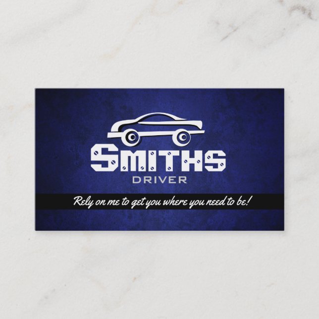 Chaufförtaxivisitkortar Visitkort (Framsida)