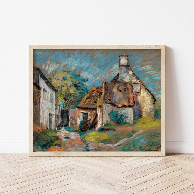Chaumières | Armand Guillaumin Poster (Skapare uppladdad)
