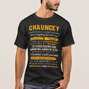CHAUNCEY har kompletterat oförklarlig namn-skjorta T Shirt