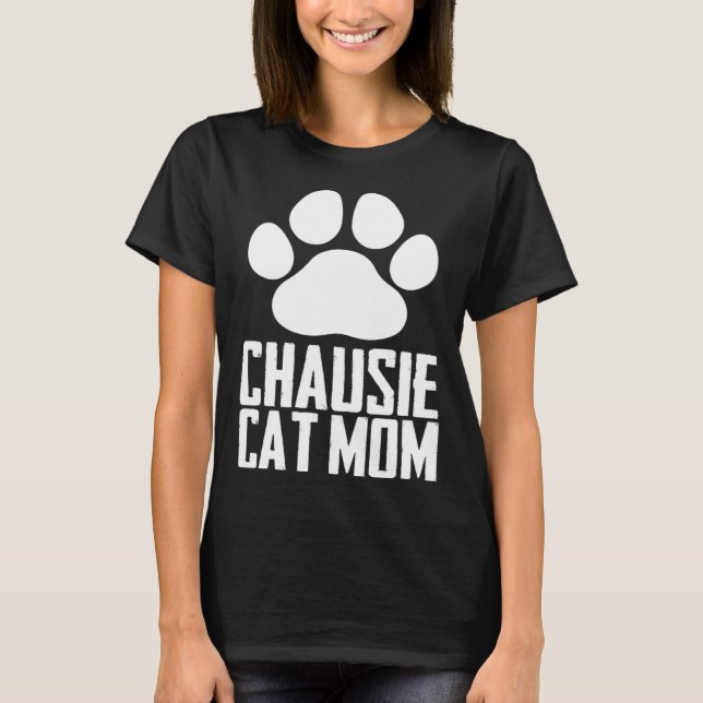 Chausie cat  Chausie  Chausie kitten T Shirt (Framsida)