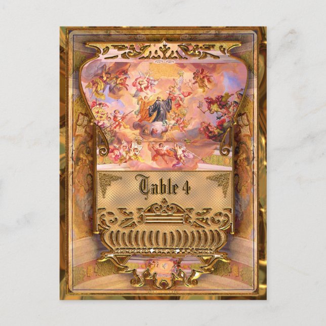 Chaussée-d'Antin Victorian Bordsnummer Card (Framsida)