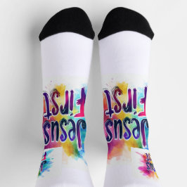 Chaussettes de sport mixtes Jesus First