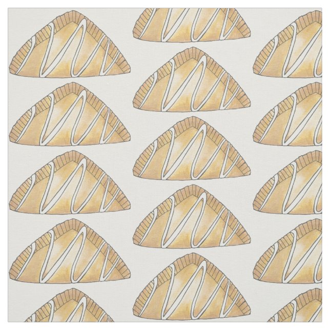 Chausson aux Pommes (Apple-omsättning), bakverk Tyg (Provkarta)