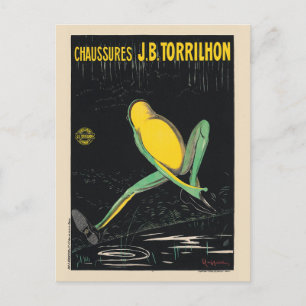 Chaussure J.B. Torrilhon Vintage affisch 1920 Vykort