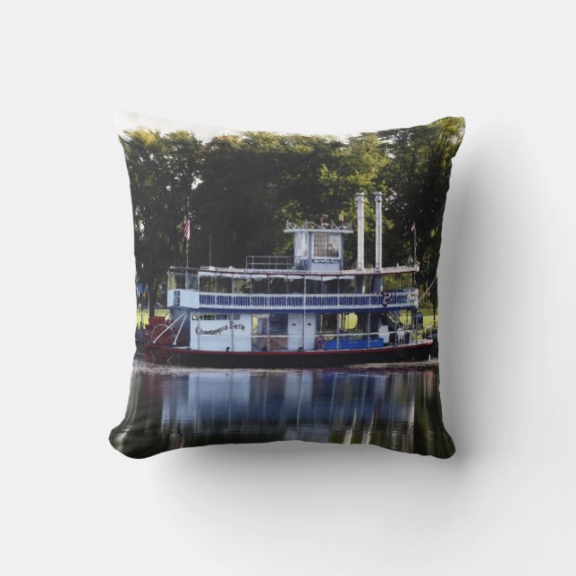 Chautauqua Belle på Sjö Chautauqua Kudde (Framsida)