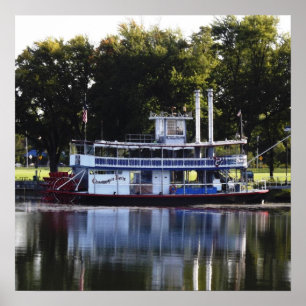 Chautauqua Belle på Sjö Chautauqua Poster
