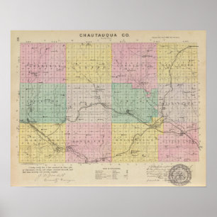 Chautauqua County Kansas Poster